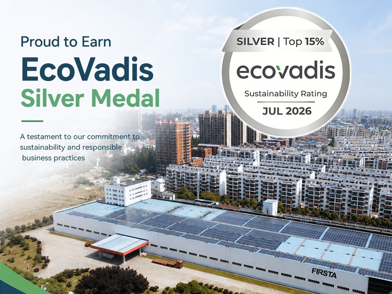 Tập đoàn FIRSTA đạt Huy chương Bạc EcoVadis về thành tích phát triển bền vững